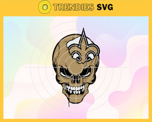 New Orleans Saints Skull NFL Svg New Orleans Saints New Orleans svg New Orleans Skull svg Saints svg Saints Skull svg Design 6946