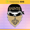 New Orleans Saints Skull NFL Svg Pdf Dxf Eps Png Silhouette Svg Download Instant Design 6947