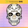 New Orleans Saints Skull NFL Svg Pdf Dxf Eps Png Silhouette Svg Download Instant Design 6948
