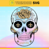 New Orleans Saints Skull SVG PNG EPS DXF PDF Football Design 6949