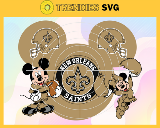 New Orleans Saints Svg Saints Svg Saints Disney Mickey Svg Saints Logo Svg Mickey Svg Football Svg Design 6974