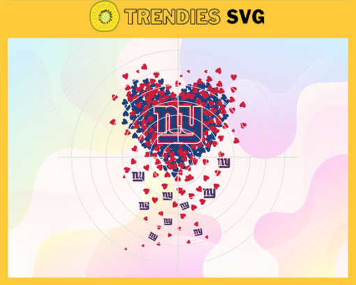 New York Giants Heart NFL Svg New York Giants New York svg New York Heart svg Giants svg Giants Heart svg Design 7033