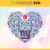 New York Giants Heart NFL Svg New York Giants New York svg New York Heart svg Giants svg Giants Heart svg Design 7034