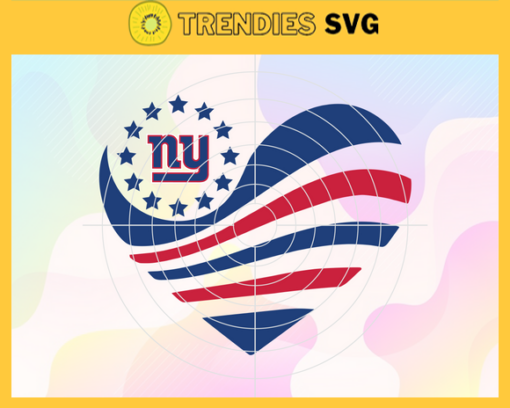 New York Giants Heart NFL Svg New York Giants New York svg New York Heart svg Giants svg Giants Heart svg Design 7036