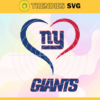 New York Giants Heart NFL Svg New York Giants New York svg New York Heart svg Giants svg Giants Heart svg Design 7037