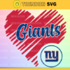 New York Giants Heart NFL Svg Sport NFL Svg Heart T Shirt Heart Cut Files Silhouette Svg Download Instant Design 7038