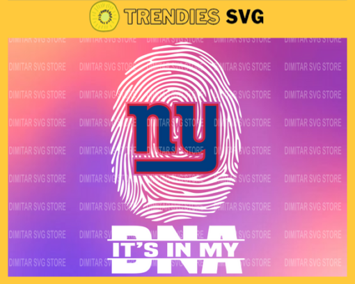 New York Giants It is in my DNA Svg Sport NFL Svg DNA T Shirt DNA Cut Files Silhouette Svg Download Instant Design 7042