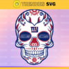 New York Giants Skull NFL Svg Pdf Dxf Eps Png Silhouette Svg Download Instant Design 7066