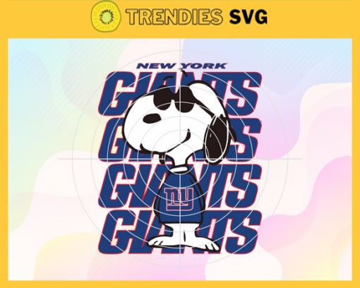 New York Giants Snoopy NFL Svg New York Giants New York svg New York Snoopy svg Giants svg Giants Snoopy svg Design 7072