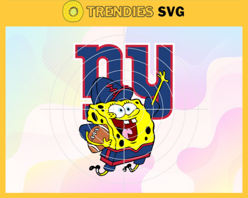 New York Giants SpongeBo NFL Svg New York Giants New York svg New York SpongeBo svg Giants svg Giants SpongeBo svg Design 7073