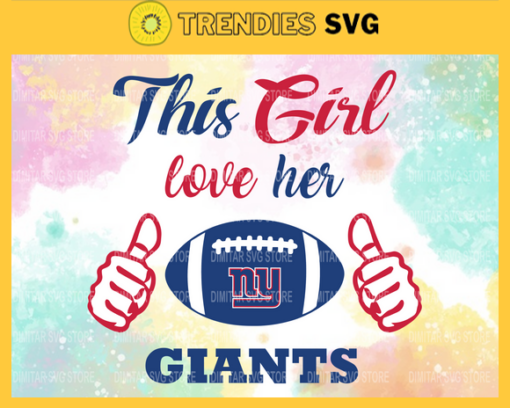New York Giants Svg NFL Svg National Football League Svg Match Svg Teams Svg Football Svg Design 7101