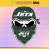 New York Jets Skull NFL Svg Pdf Dxf Eps Png Silhouette Svg Download Instant Design 7159