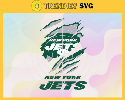 New York Jets Svg New York Svg Jets Svg NFL Svg NFL Torn Svg Football Svg Design 7217