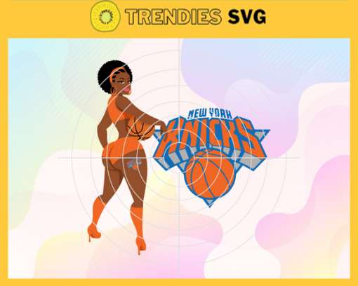 New York Knicks Svg Knicks Svg Knicks Back Girl Svg Knicks Logo Svg Girl Svg Black Queen Svg Design 7236