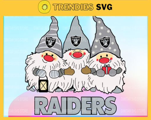 Oakland Raiders And Triples Gnomes Sport Svg Gnomes Svg Football NFL Team Design 7305