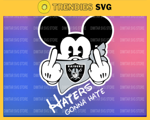 Oakland Raiders Disney Inspired printable graphic art Mickey Mouse SVG PNG EPS DXF PDF Football Design 7303