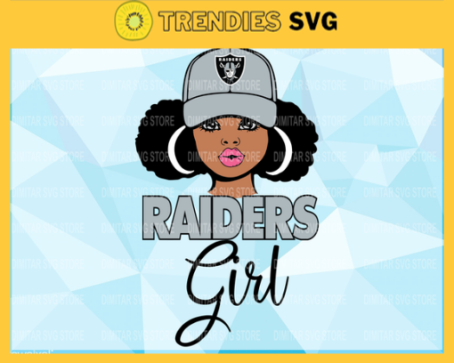Oakland Raiders Girl NFL Svg Pdf Dxf Eps Png Silhouette Svg Download Instant Design 7345