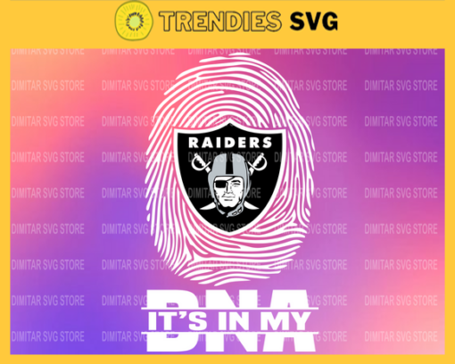 Oakland Raiders It is in my DNA Svg Sport NFL Svg DNA T Shirt DNA Cut Files Silhouette Svg Download Instant Design 7358