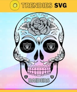 Oakland Raiders Skull SVG PNG EPS DXF PDF Football Design 7383