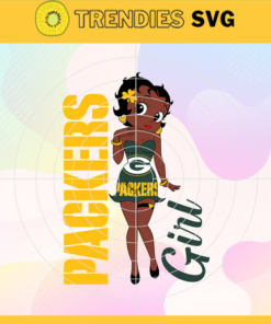 Packers Black Girl Svg Green Bay Packers Svg Packers svg Packers Girl svg Packers Fan Svg Packers Logo Svg Design 7548