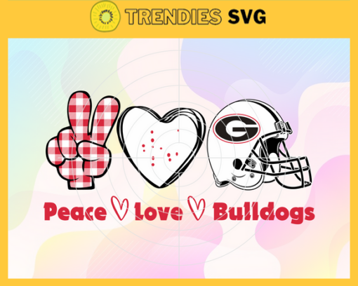 Peace Love Bulldogs Svg Georgia Bulldogs Svg Bulldogs Svg Bulldogs Logo svg Bulldogs Peace Love Svg NCAA Peace Love Svg Design 7593
