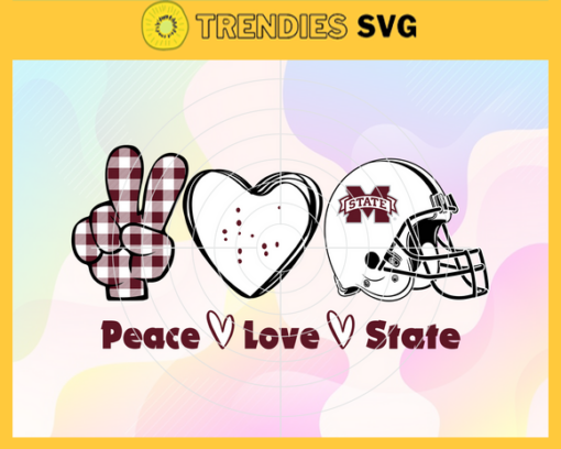 Peace Love Bulldogs Svg Mississippi State Bulldogs Svg Bulldogs Svg Bulldogs Logo svg Bulldogs Peace Love Svg NCAA Peace Love Svg Design 7594