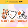 Peace Love Clemson Svg Clemson Peace Loves Svg Clemson Logo svg Clemson Peace Love Svg NCAA Peace Love Svg Football Peace Love Svg Design 7598