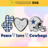 Peace Love Cowboys Svg Dallas Cowboys Svg Cowboys svg Cowboys Love svg Cowboys Fan Svg Cowboys Logo Svg Design 7600