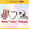 Peace Love Falcons Svg Atlanta Falcons Svg Falcons svg Falcons Love svg Falcons Fan Svg Falcons Logo Svg Design 7604