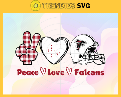 Peace Love Falcons Svg Atlanta Falcons Svg Falcons svg Falcons Love svg Falcons Fan Svg Falcons Logo Svg Design 7604