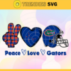 Peace Love Gators Svg Florida Gators Svg Gators Svg Gators Logo svg Gators Peace Love Svg NCAA Peace Love Svg Design 7608