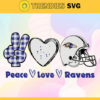 Peace Love Ravens Svg Baltimore Ravens Svg Ravens svg Ravens Love svg Ravens Fan Svg Ravens Logo Svg Design 7631