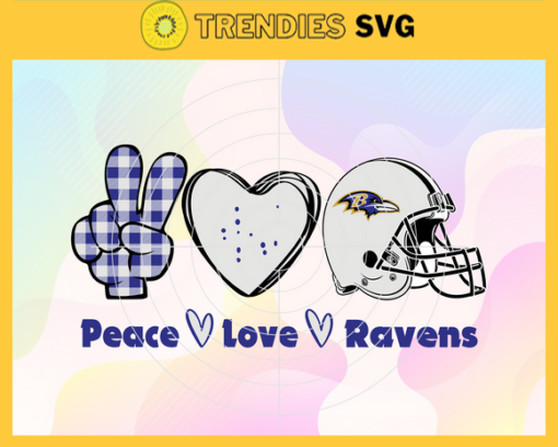 Peace Love Ravens Svg Baltimore Ravens Svg Ravens svg Ravens Love svg Ravens Fan Svg Ravens Logo Svg Design 7631