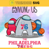 Philadelphia 76ers Among us NBA Basketball SVG cut file for cricut files Clip Art Digital Files vector Svg Eps Png Dxf Pdf Design 7659