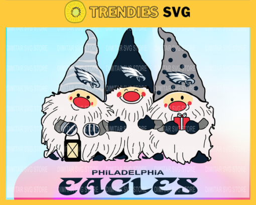 Philadelphia Eagles And Triples Gnomes Sport Svg Gnomes Svg Football NFL Team Superbowl Design 7671