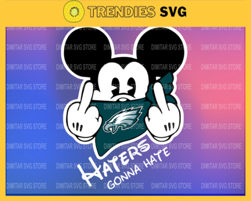 Philadelphia Eagles Disney Inspired printable graphic art Mickey Mouse SVG PNG EPS DXF PDF Football Design 7669