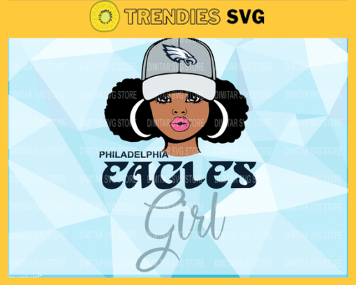 Philadelphia Eagles Girl NFL Svg Pdf Dxf Eps Png Silhouette Svg Download Instant Design 7708