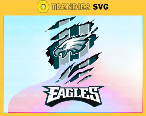 Philadelphia Eagles Scratch NFL Svg Pdf Dxf Eps Png Silhouette Svg Download Instant Design 7745