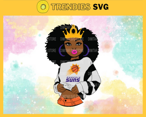 Phoenix Suns Girl NFL Svg Pdf Dxf Eps Png Silhouette Svg Download Instant Design 7799