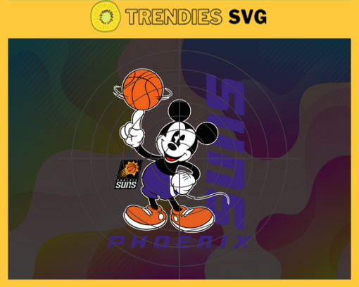 Phoenix Suns Svg Suns Svg Suns Disney Mickey Svg Suns Logo Svg Mickey Svg Basketball Svg Design 7804