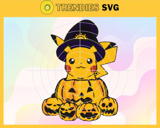 Pikachu Halloween Svg Pumpkin Halloween Svg Cute Pikachu Svg Halloween Svg Trending Svg Gift For Halloween Svg Design 7806