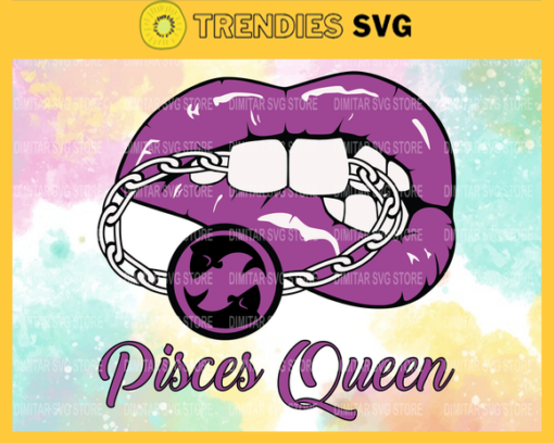 Pisces queen Svg Eps Png Pdf Dxf Birthday gift Svg Design 7812