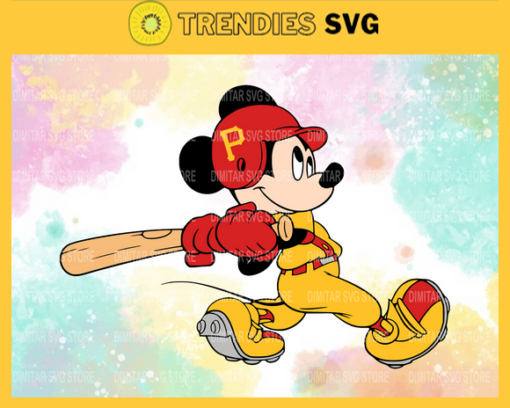 Pittsburgh Pirates Mickey Svg Eps Png Dxf Pdf Baseball SVG files Design 7821