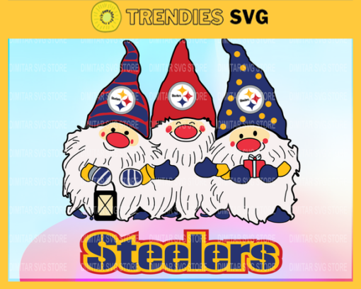 Pittsburgh Steelers And Triples Gnomes Sport Svg Gnomes Svg Football NFL Team Superbowl Design 7826