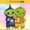 Pittsburgh Steelers Baby Yoda And Grinch NFL Svg Instand Download Design 7828 Design 7828