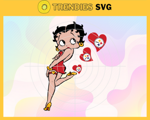 Pittsburgh Steelers Betty Boop Svg Eagles Svg Eagles Girls Svg Eagles Logo Svg Girls Svg Queen Svg Design 7836