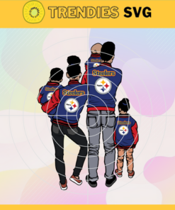 Pittsburgh Steelers Fan Family svg Fathers Day Gift Footbal ball Fan svg Dad Nfl svg Fathers Day svg Steelers DAD svg Design 7856