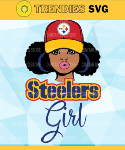Pittsburgh Steelers Girl NFL Svg Pdf Dxf Eps Png Silhouette Svg Download Instant Design 7863