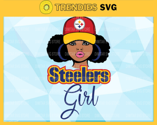 Pittsburgh Steelers Girl NFL Svg Pdf Dxf Eps Png Silhouette Svg Download Instant Design 7863