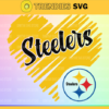 Pittsburgh Steelers Heart NFL Svg Sport NFL Svg Heart T Shirt Heart Cut Files Silhouette Svg Download Instant Design 7875
